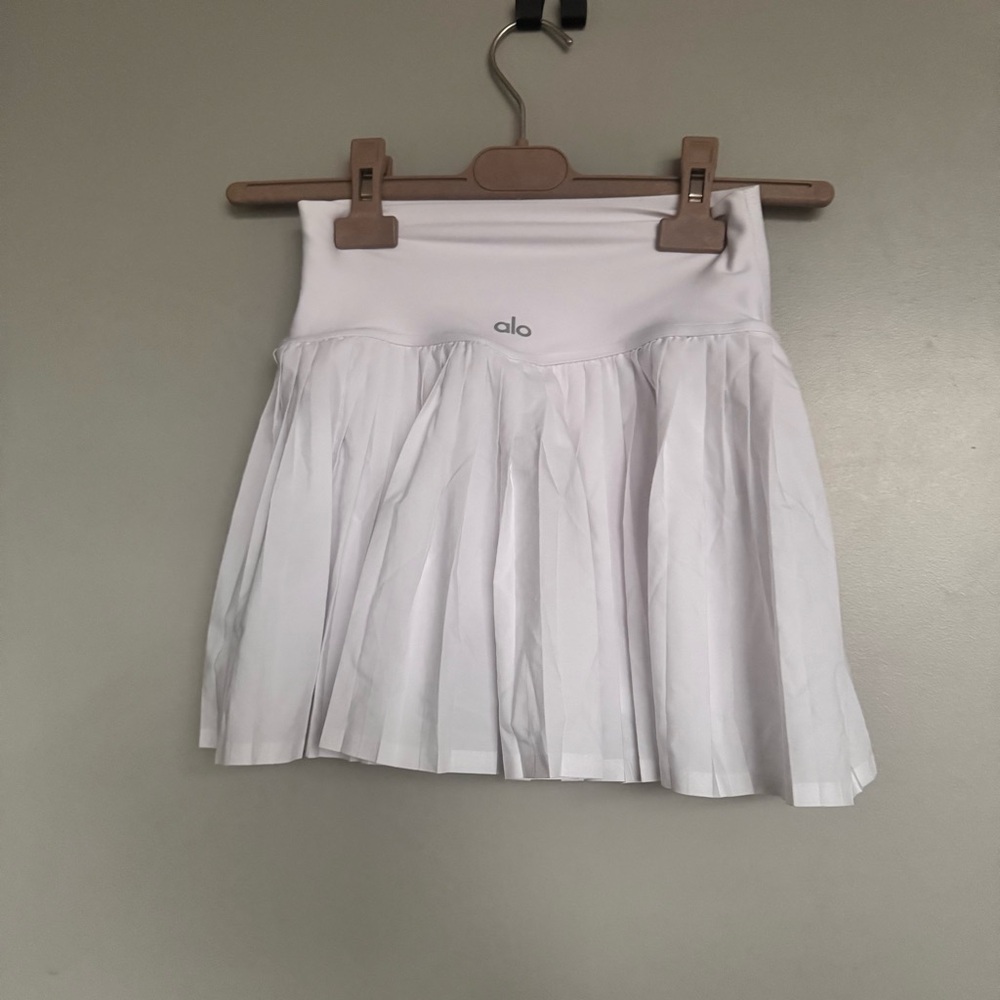 Alo Yoga  Grand Slam Tennis Skirt in White XXS - Picture 5 of 6